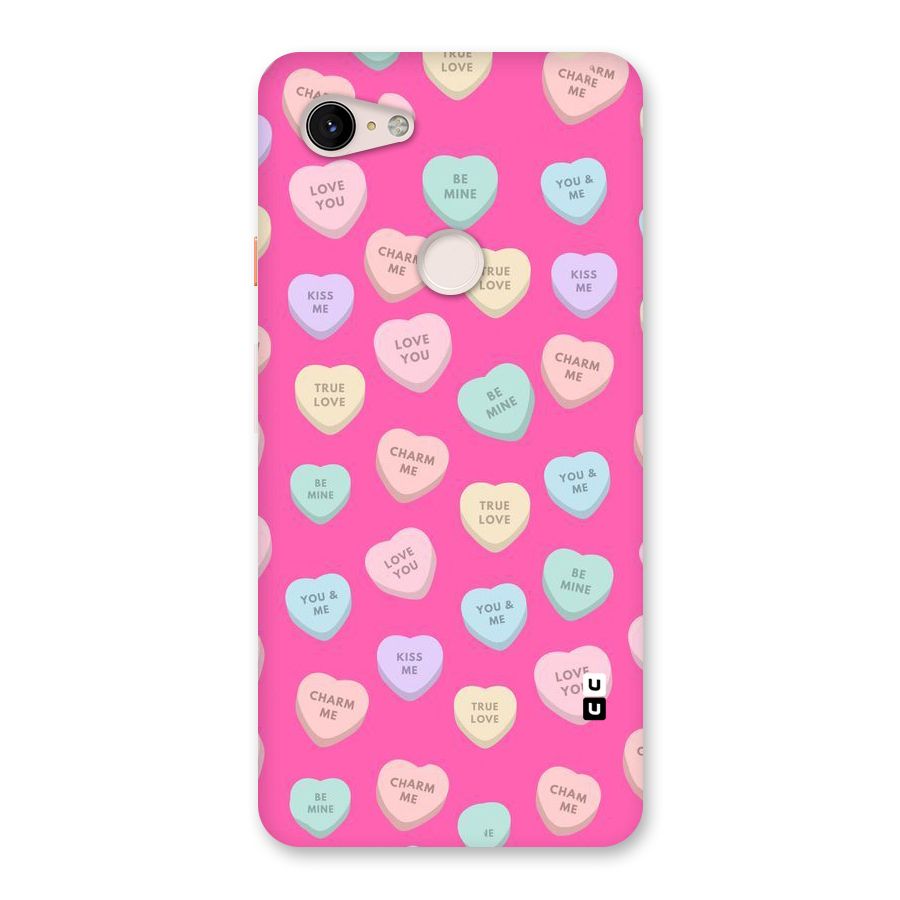 Be Mine Hearts Pattern Back Case for Google Pixel 3 XL