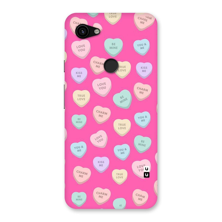 Be Mine Hearts Pattern Back Case for Google Pixel 3a XL