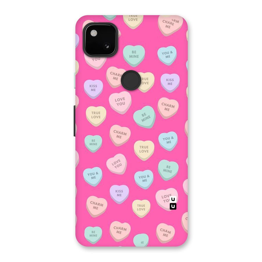 Be Mine Hearts Pattern Back Case for Google Pixel 4a