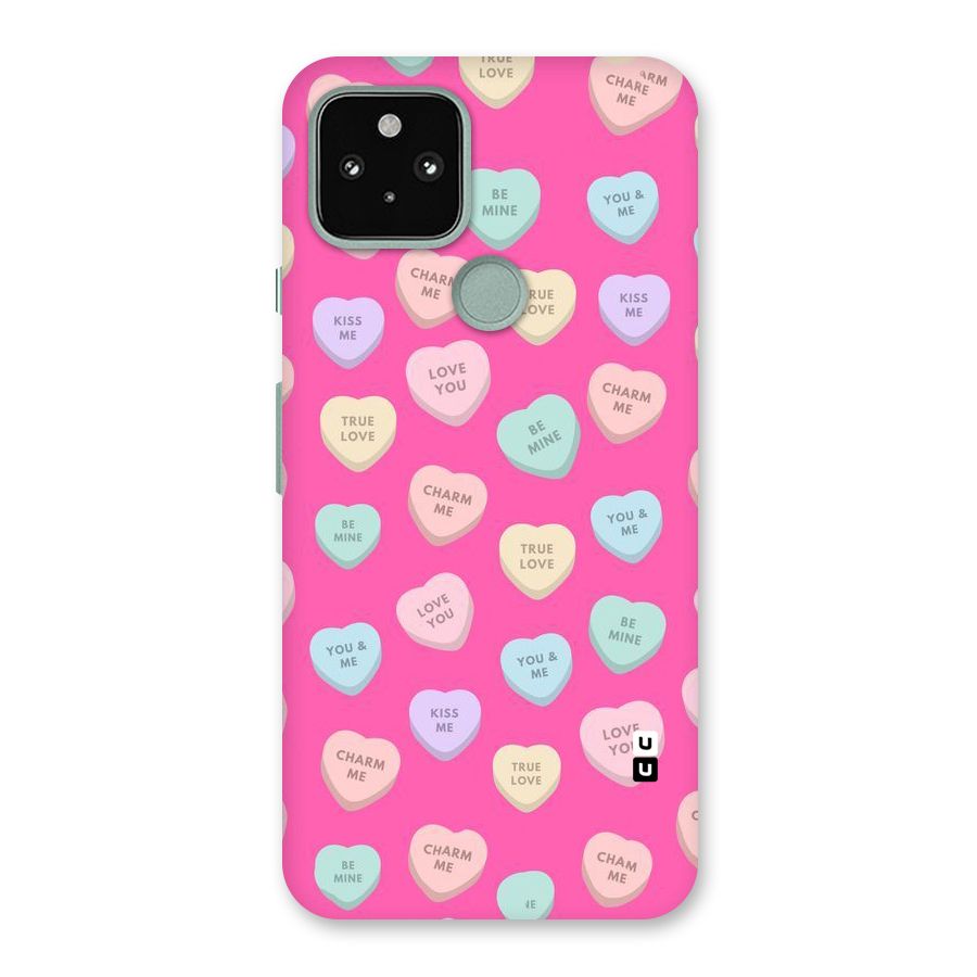 Be Mine Hearts Pattern Back Case for Google Pixel 5