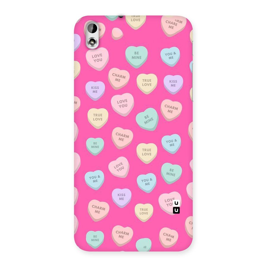Be Mine Hearts Pattern Back Case for HTC Desire 816s