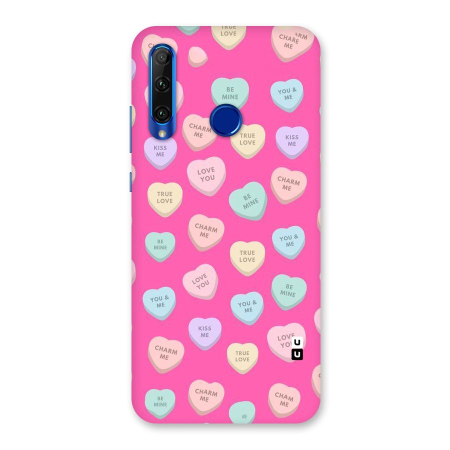 Be Mine Hearts Pattern Back Case for Honor 20i