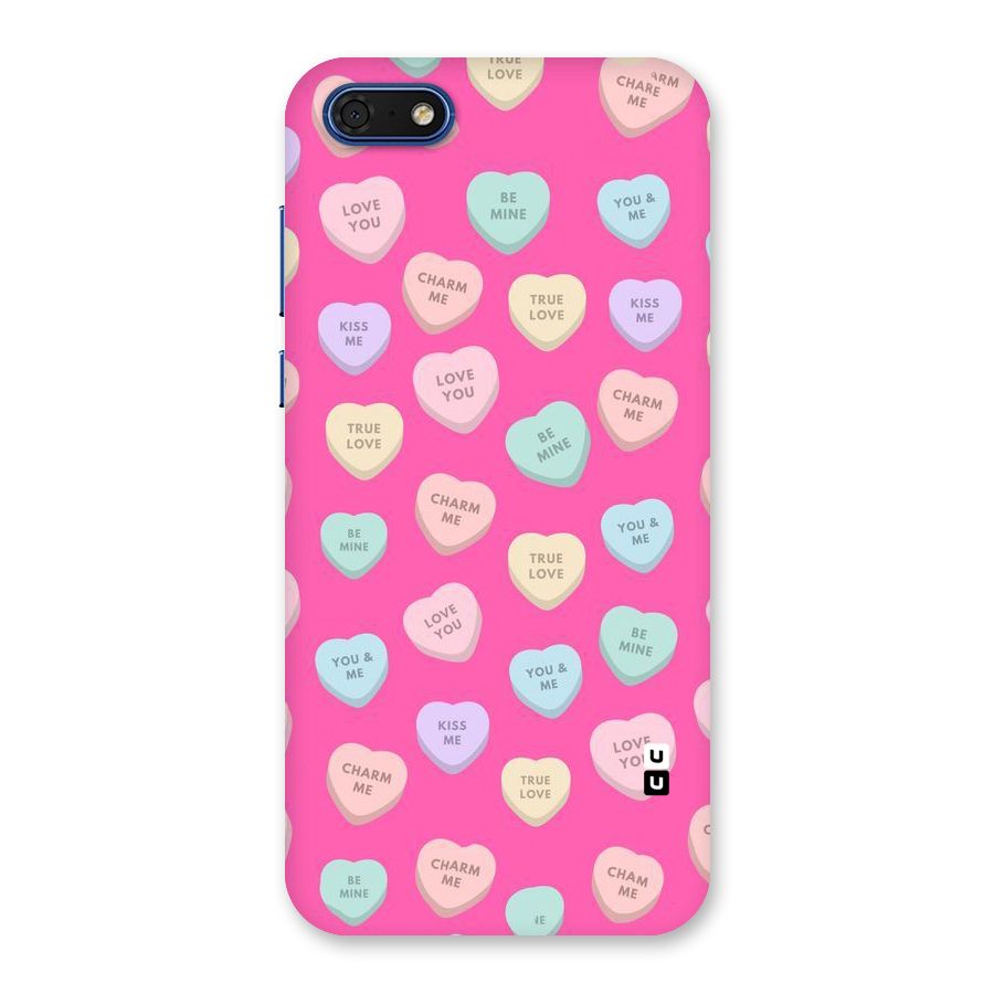 Be Mine Hearts Pattern Back Case for Honor 7s