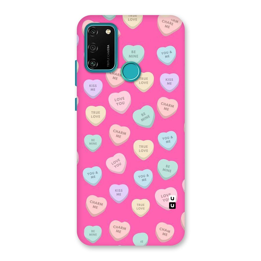 Be Mine Hearts Pattern Back Case for Honor 9A