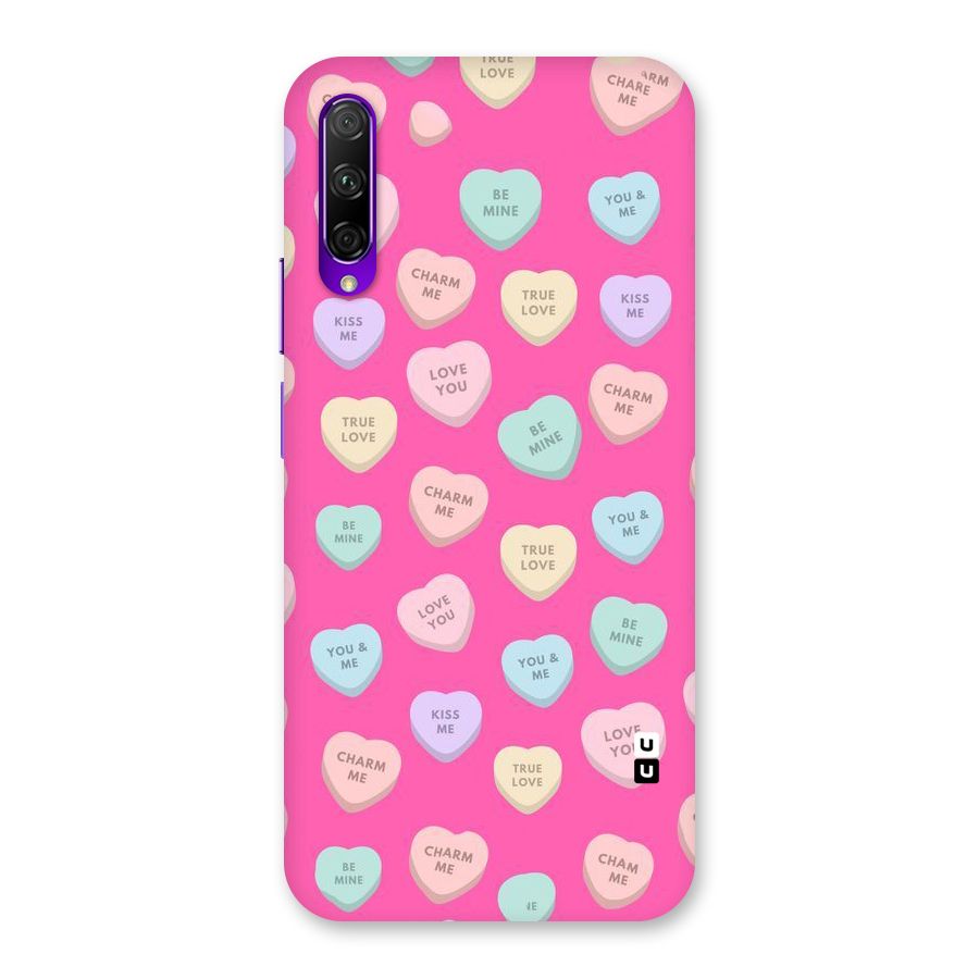Be Mine Hearts Pattern Back Case for Honor 9X Pro