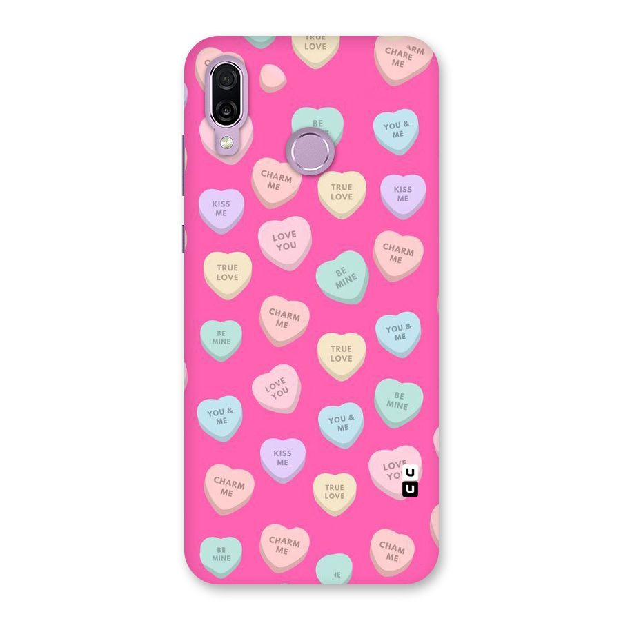 Be Mine Hearts Pattern Back Case for Honor Play
