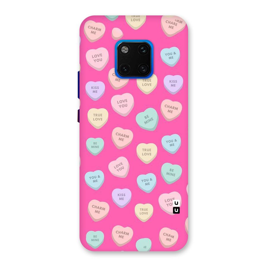 Be Mine Hearts Pattern Back Case for Huawei Mate 20 Pro