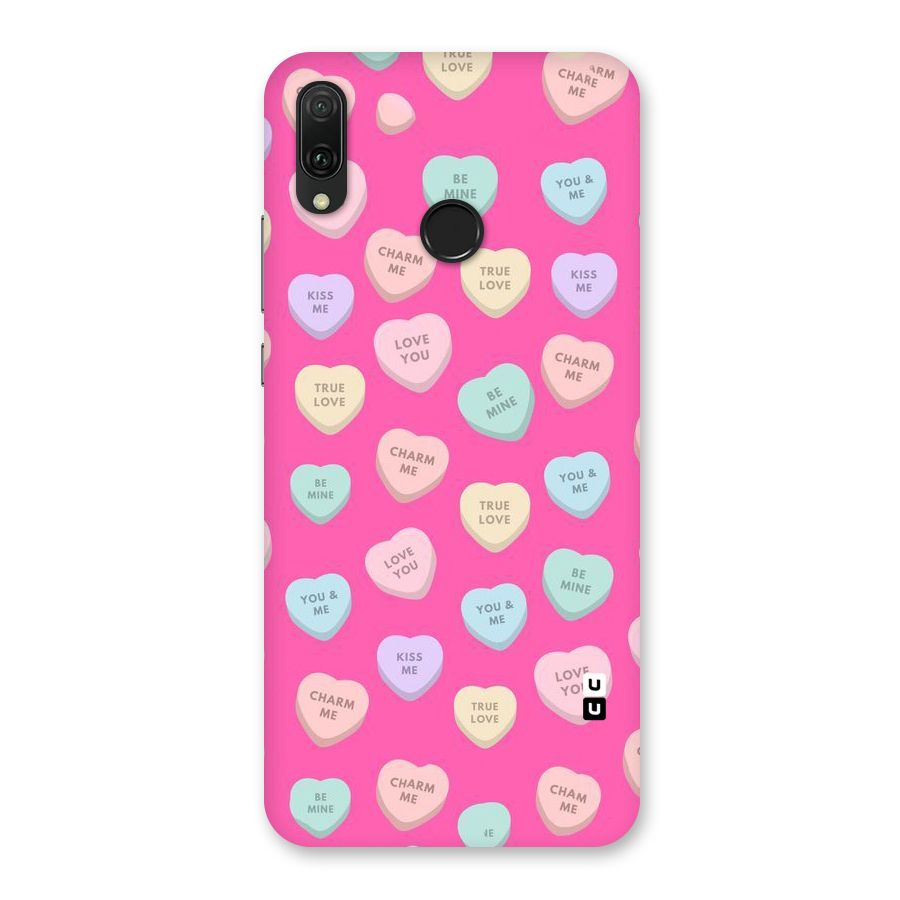 Be Mine Hearts Pattern Back Case for Huawei Y9 (2019)
