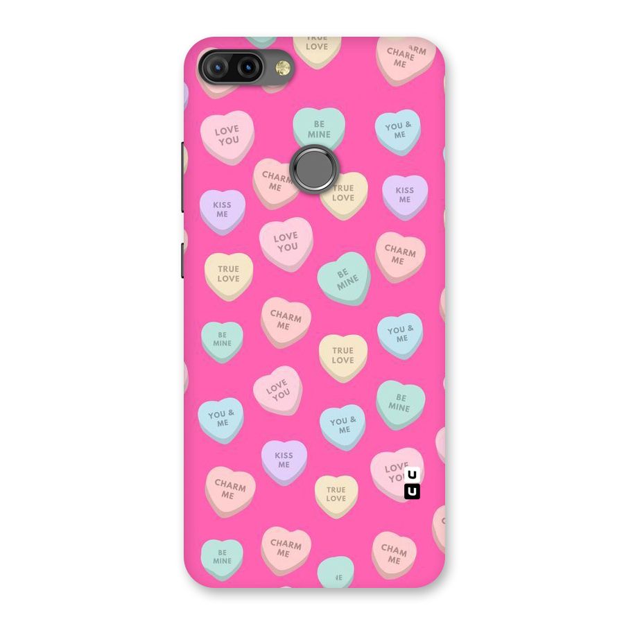 Be Mine Hearts Pattern Back Case for Infinix Hot 6 Pro