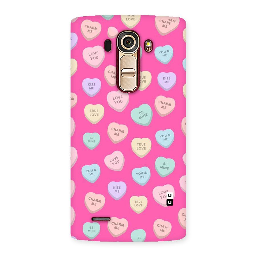 Be Mine Hearts Pattern Back Case for LG G4