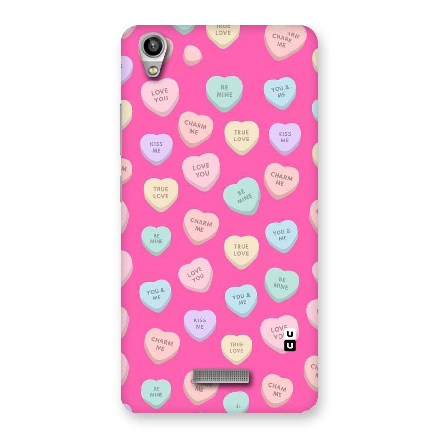 Be Mine Hearts Pattern Back Case for Lava-Pixel-V1