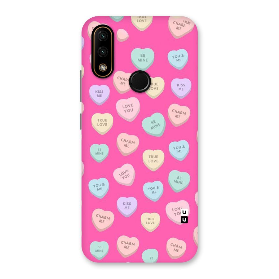 Be Mine Hearts Pattern Back Case for Lenovo A6 Note