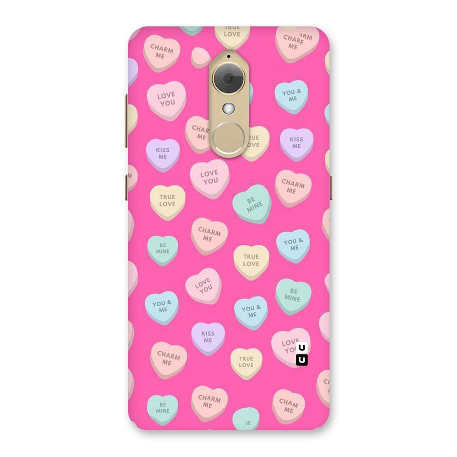Be Mine Hearts Pattern Back Case for Lenovo K8