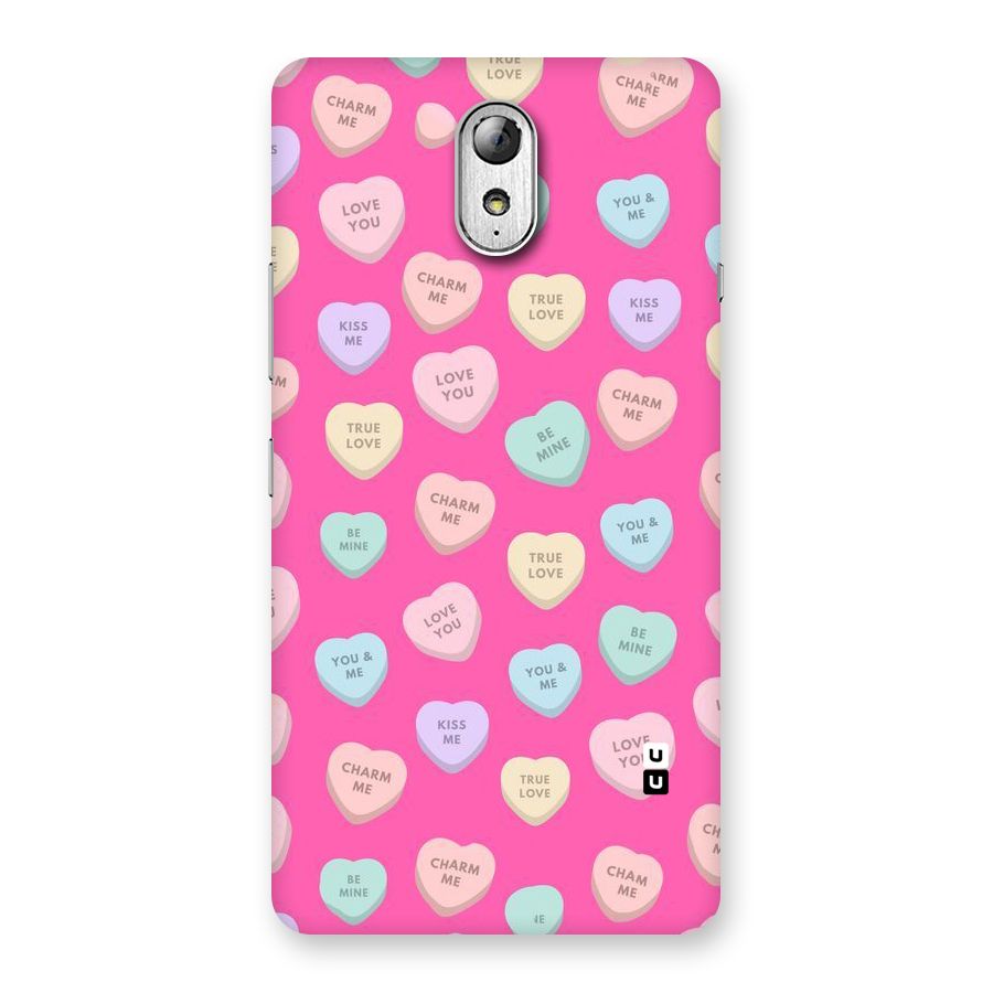 Be Mine Hearts Pattern Back Case for Lenovo Vibe P1M