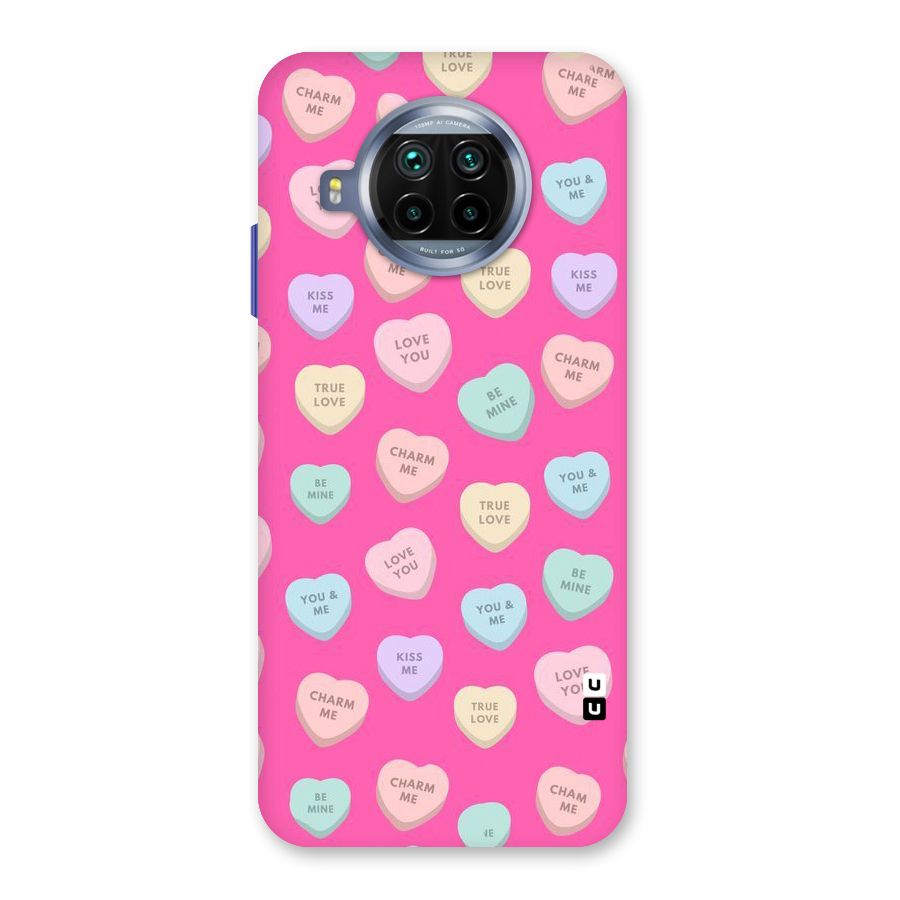 Be Mine Hearts Pattern Back Case for Mi 10i