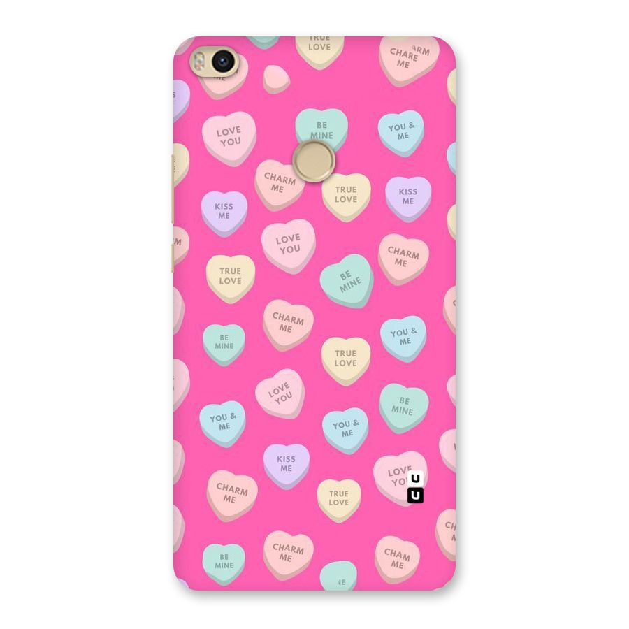 Be Mine Hearts Pattern Back Case for Mi Max 2