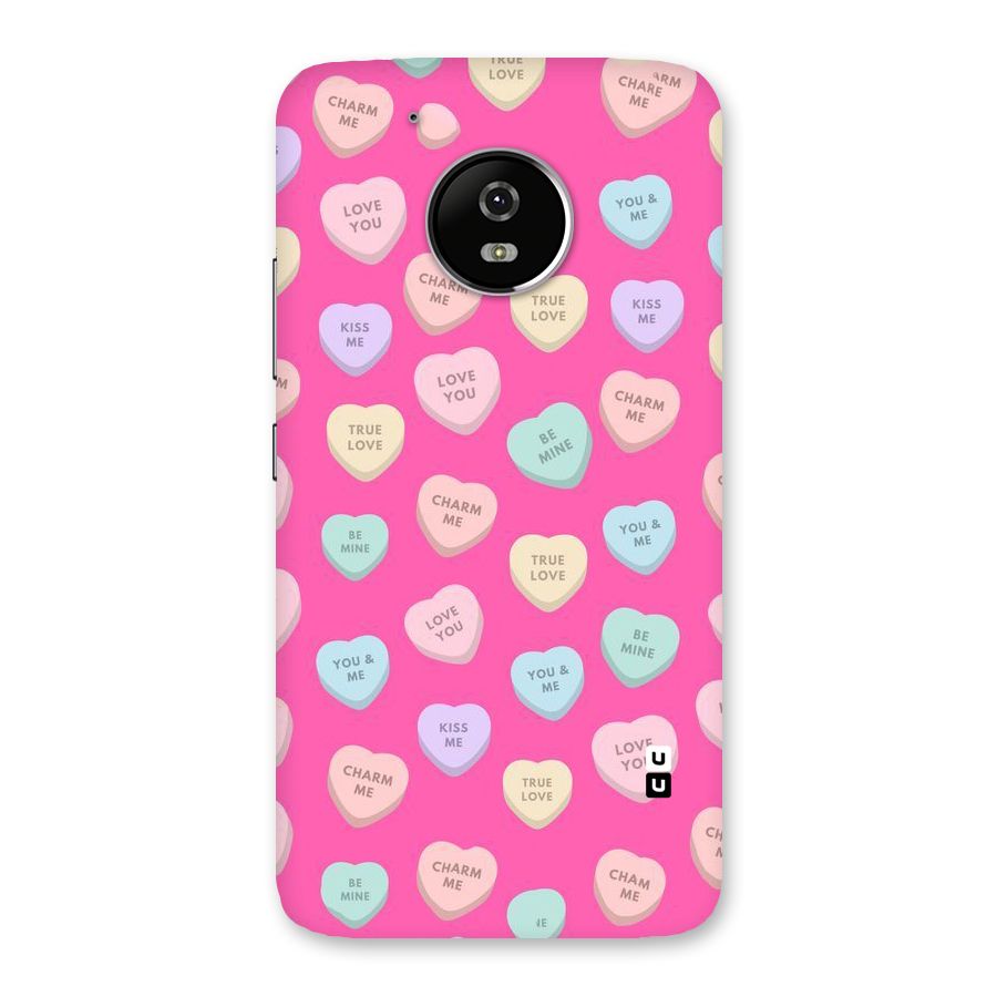 Be Mine Hearts Pattern Back Case for Moto G5