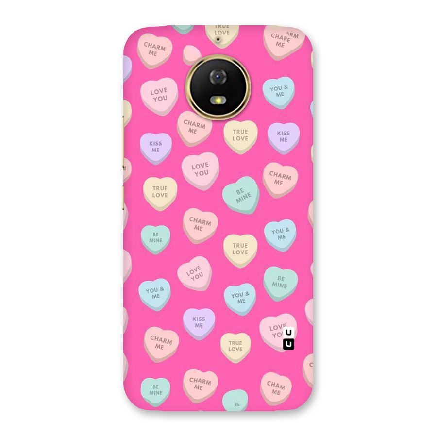 Be Mine Hearts Pattern Back Case for Moto G5s