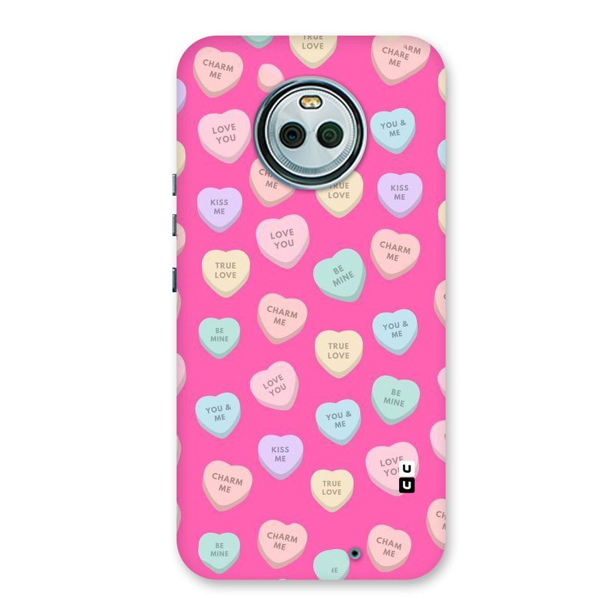Be Mine Hearts Pattern Back Case for Moto X4