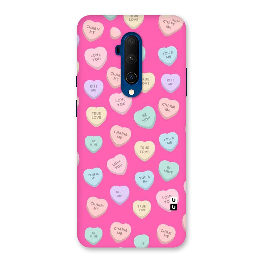 Be Mine Hearts Pattern Back Case for OnePlus 7T Pro