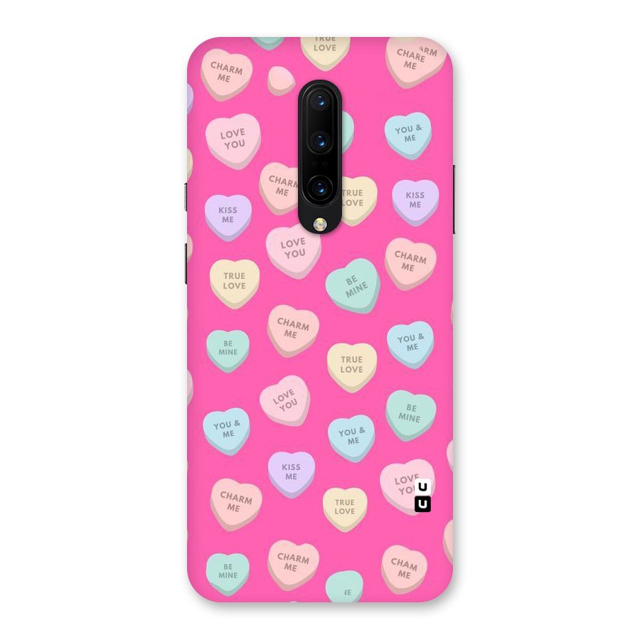Be Mine Hearts Pattern Back Case for OnePlus 7 Pro