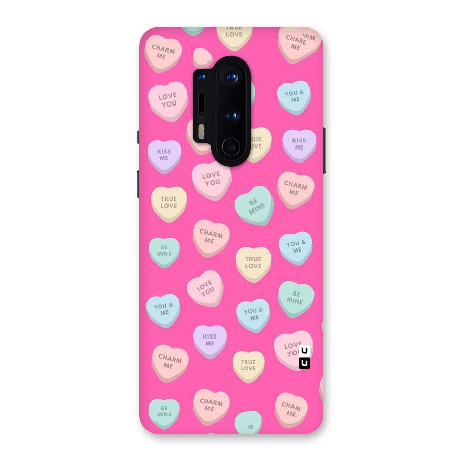Be Mine Hearts Pattern Back Case for OnePlus 8 Pro