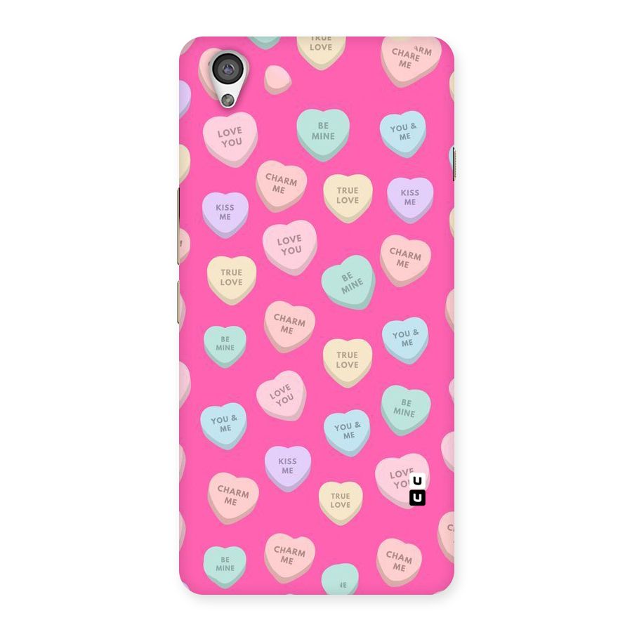 Be Mine Hearts Pattern Back Case for OnePlus X