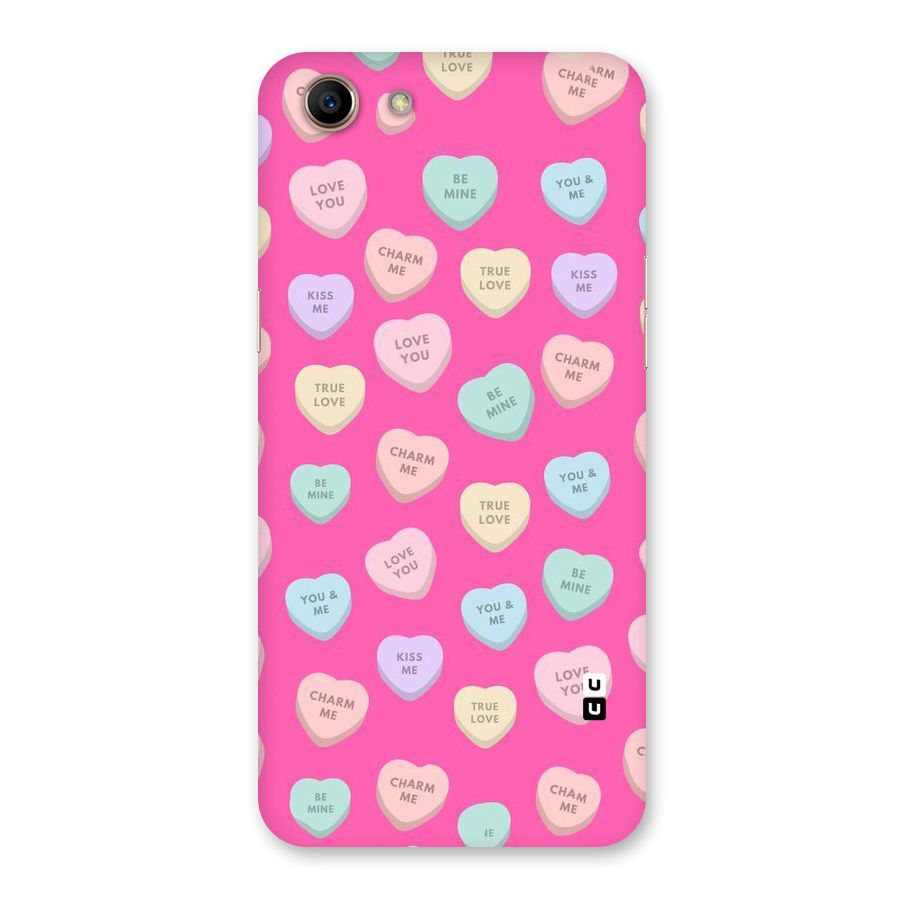 Be Mine Hearts Pattern Back Case for Oppo A83 (2018)