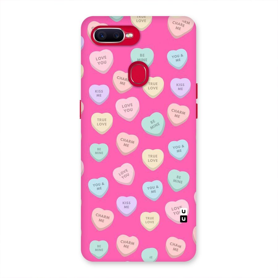 Be Mine Hearts Pattern Back Case for Oppo F9 Pro