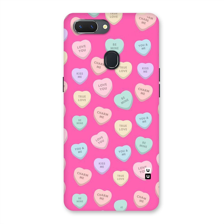 Be Mine Hearts Pattern Back Case for Oppo Realme 2