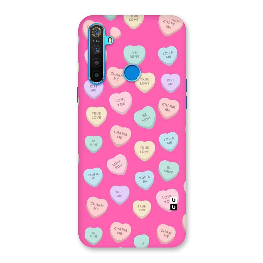 Be Mine Hearts Pattern Back Case for Realme 5