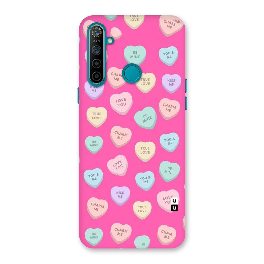Be Mine Hearts Pattern Back Case for Realme 5i