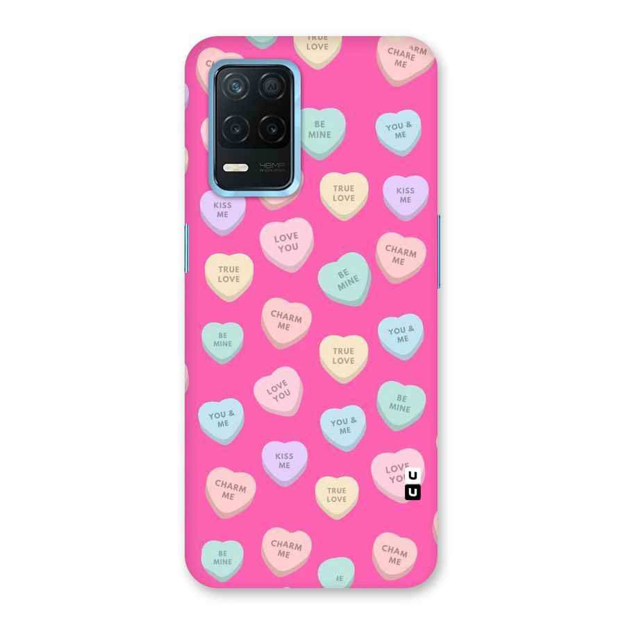 Be Mine Hearts Pattern Back Case for Realme 8s 5G