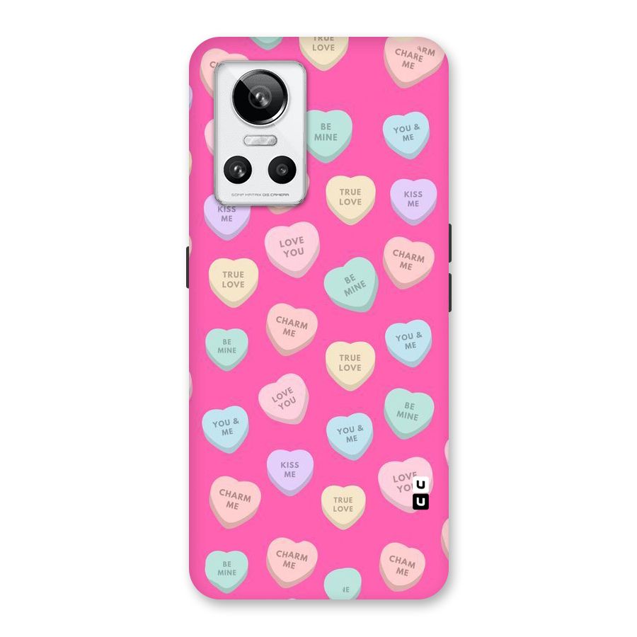 Be Mine Hearts Pattern Back Case for Realme GT Neo 3