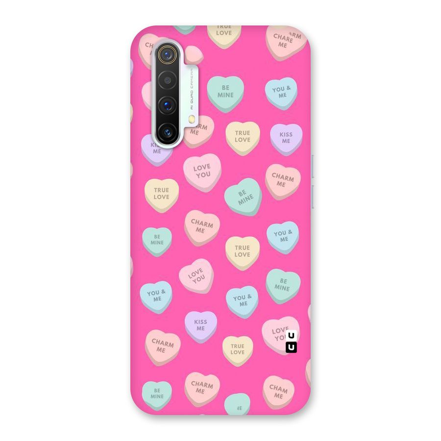 Be Mine Hearts Pattern Back Case for Realme X3 SuperZoom