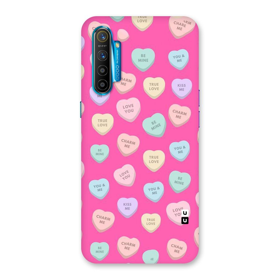 Be Mine Hearts Pattern Back Case for Realme XT