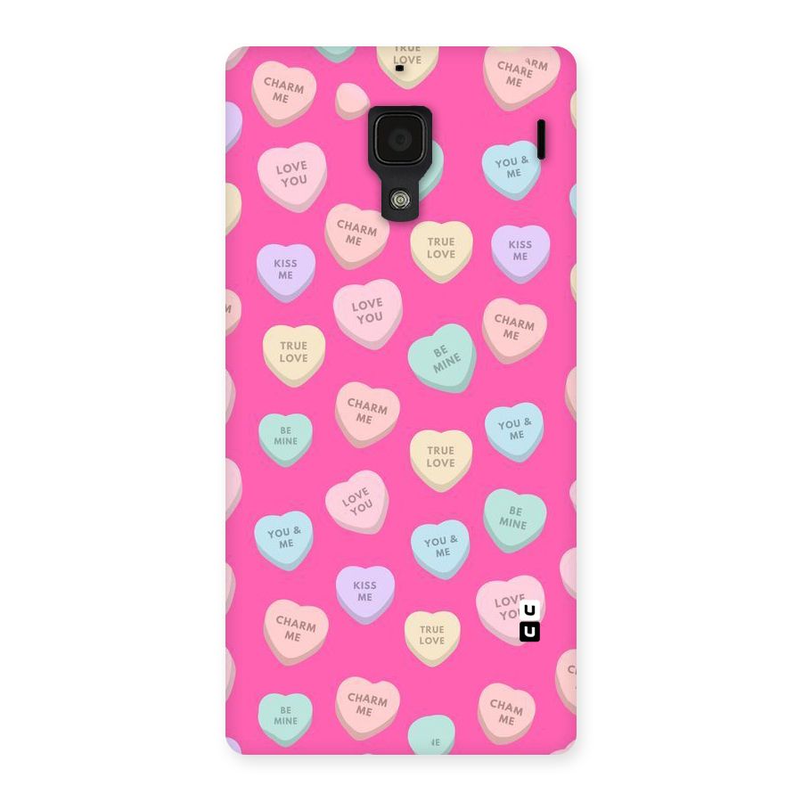 Be Mine Hearts Pattern Back Case for Redmi 1S