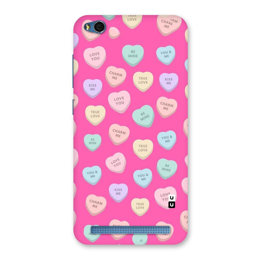 Be Mine Hearts Pattern Back Case for Redmi 5A