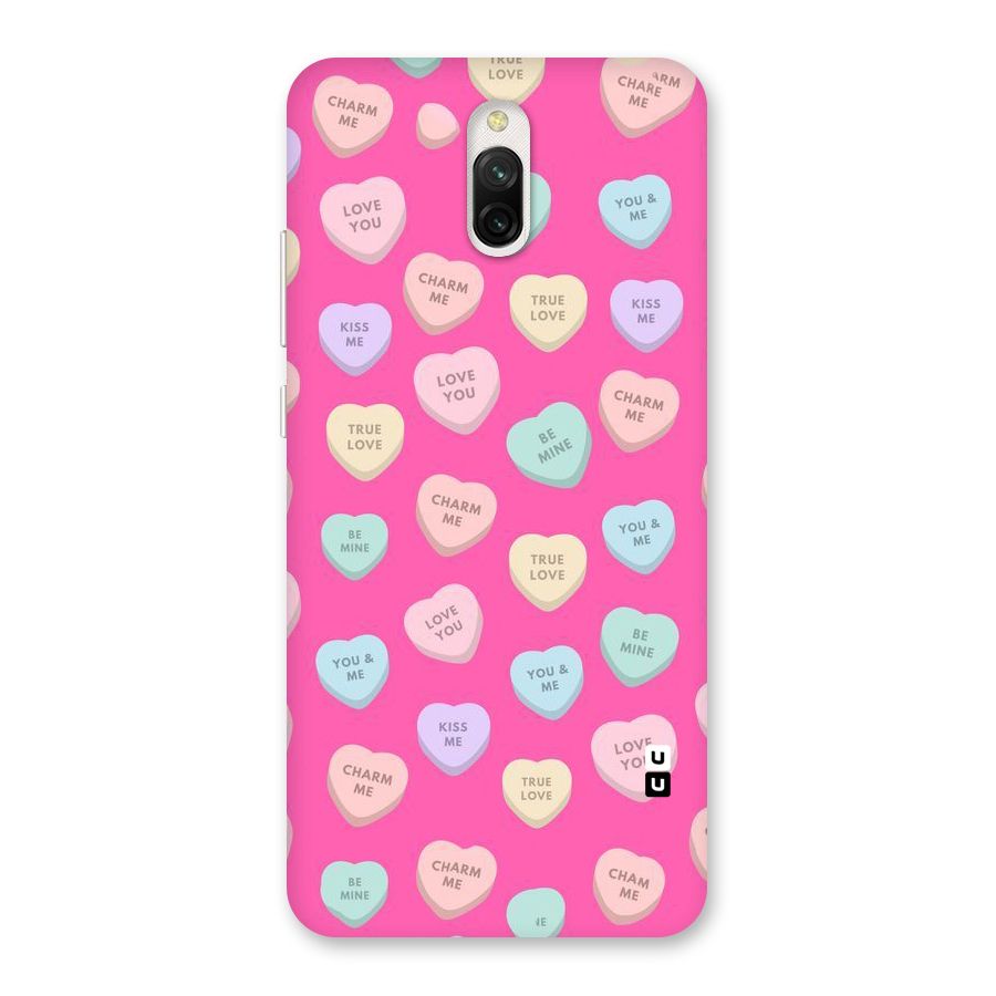 Be Mine Hearts Pattern Back Case for Redmi 8A Dual