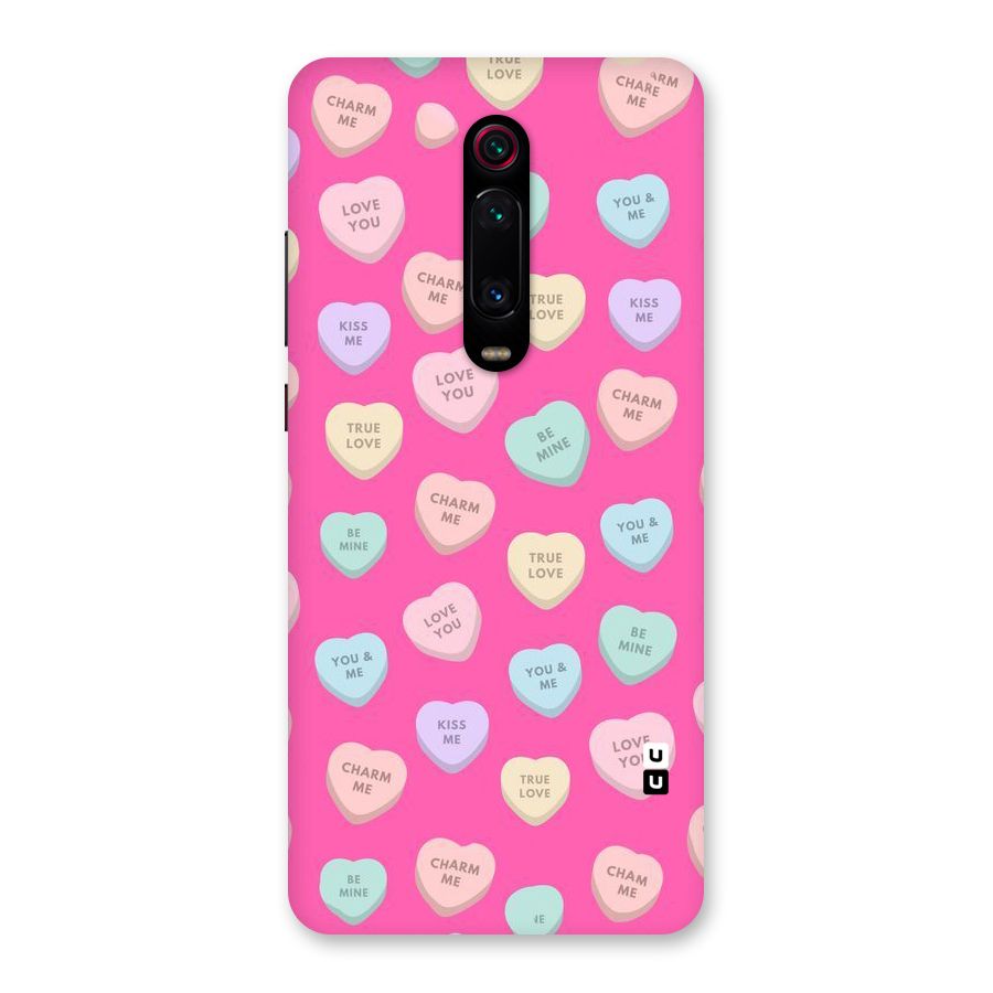 Be Mine Hearts Pattern Back Case for Redmi K20