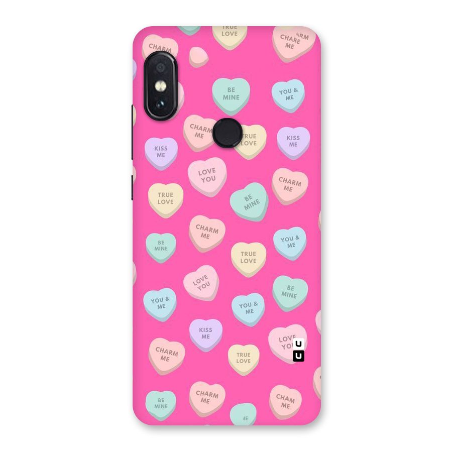 Be Mine Hearts Pattern Back Case for Redmi Note 5 Pro