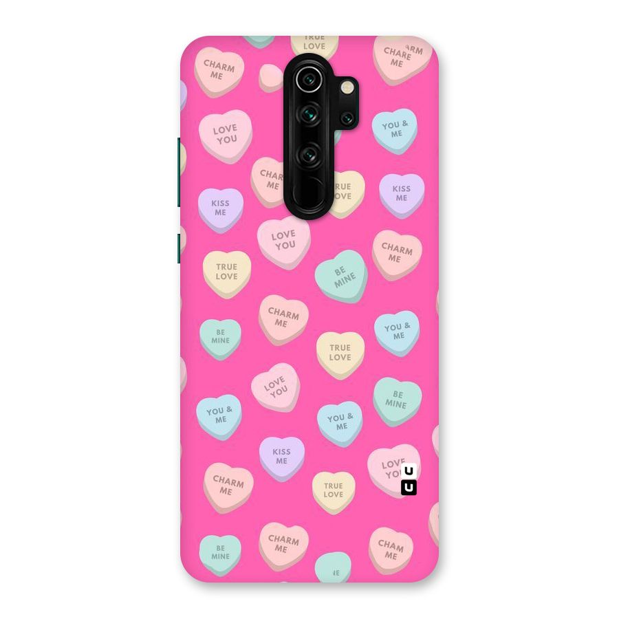 Be Mine Hearts Pattern Back Case for Redmi Note 8 Pro