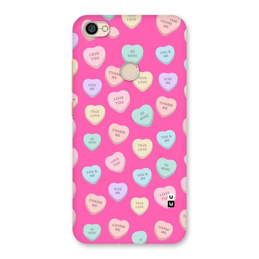 Be Mine Hearts Pattern Back Case for Redmi Y1 2017