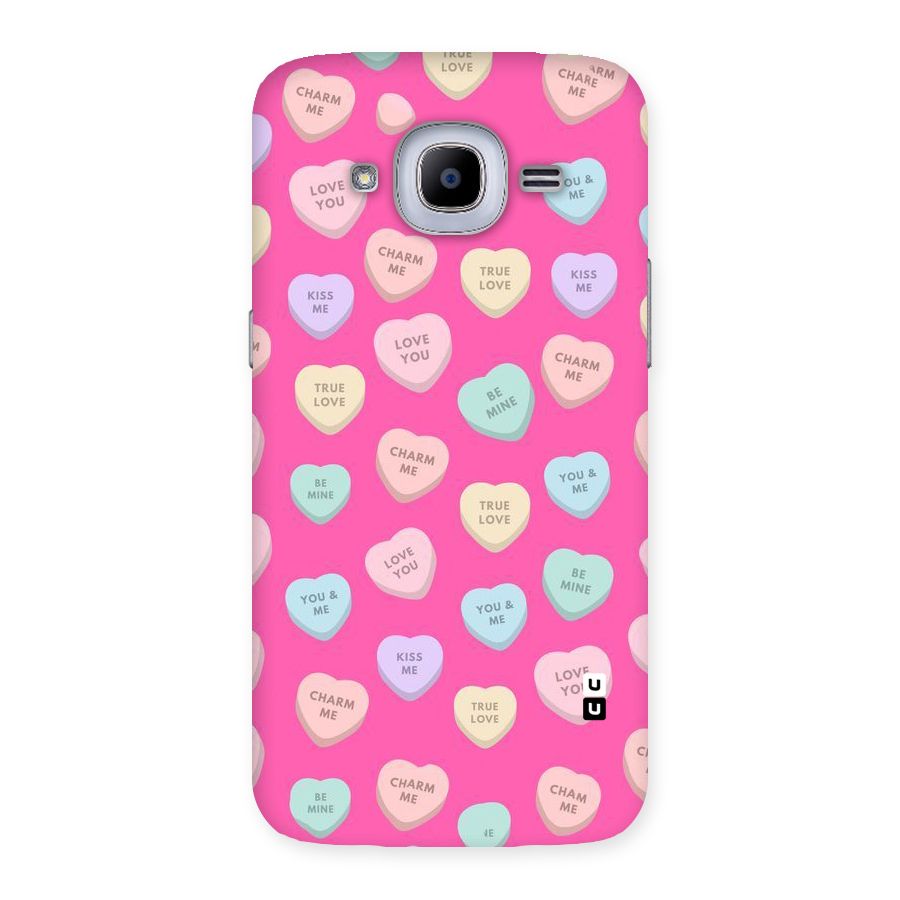 Be Mine Hearts Pattern Back Case for Samsung Galaxy J2 2016