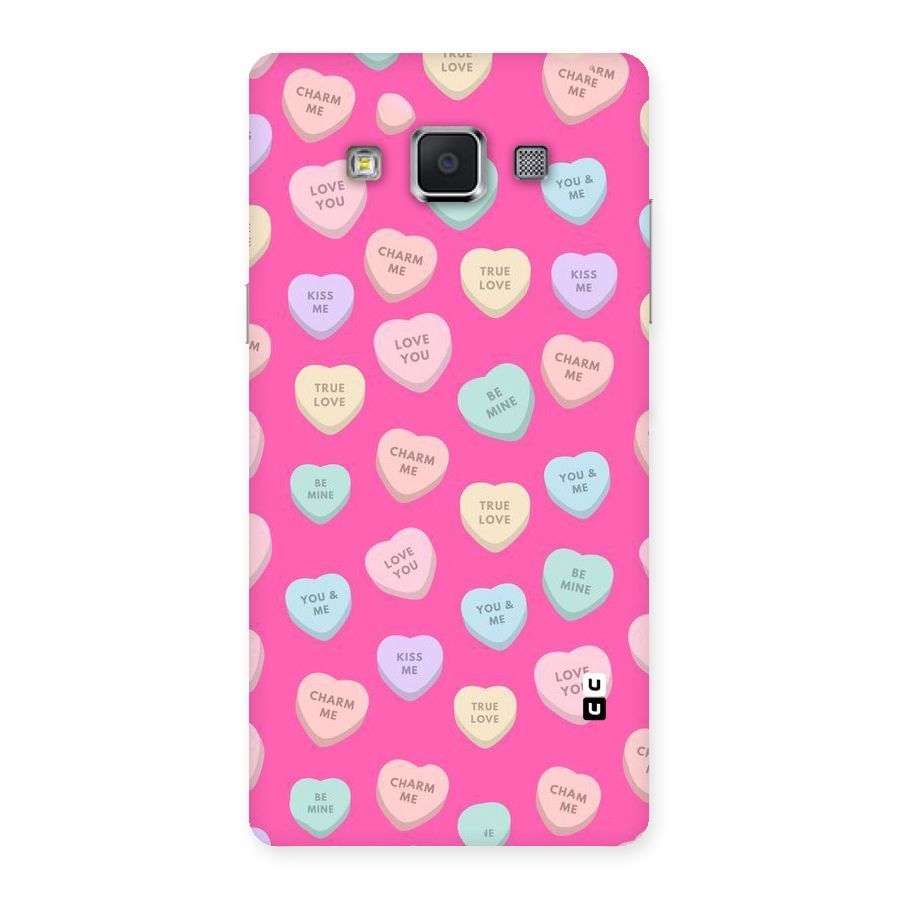Be Mine Hearts Pattern Back Case for Samsung Galaxy A5