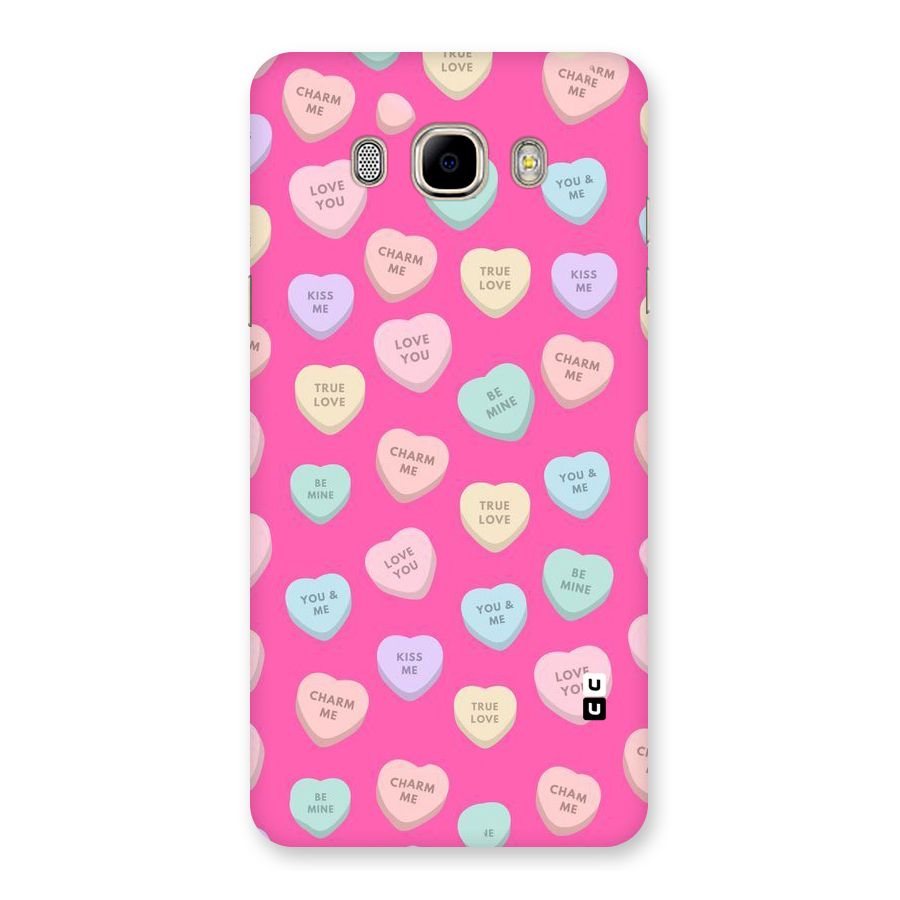 Be Mine Hearts Pattern Back Case for Samsung Galaxy J7 2016