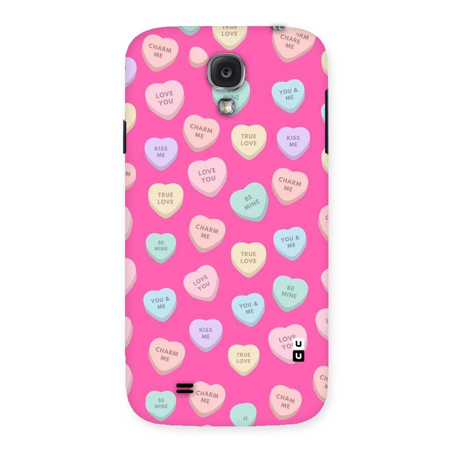 Be Mine Hearts Pattern Back Case for Samsung Galaxy S4