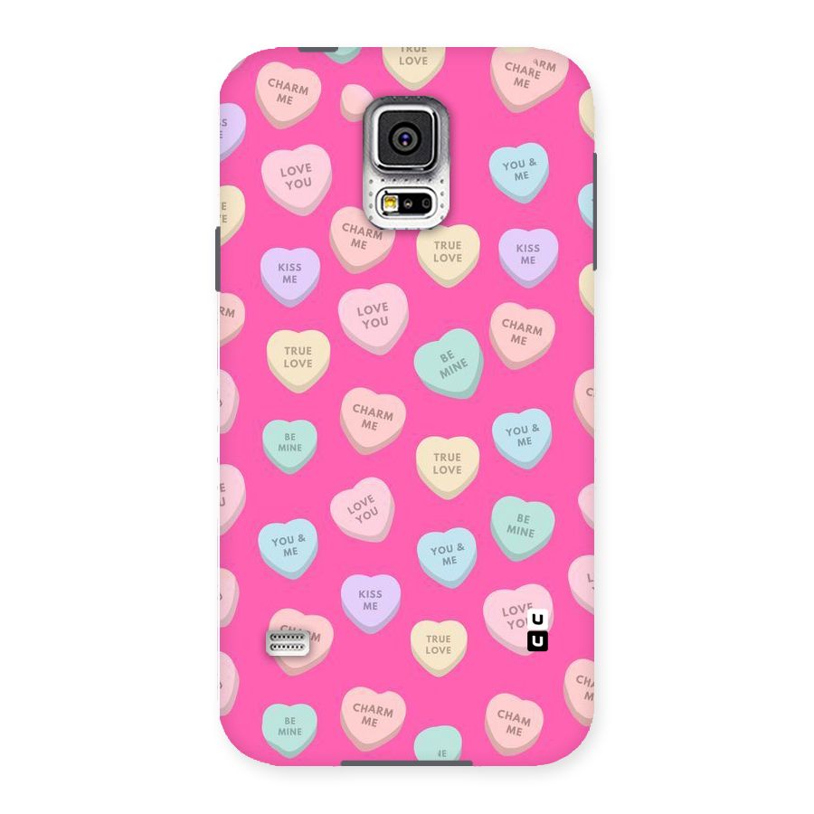 Be Mine Hearts Pattern Back Case for Samsung Galaxy S5