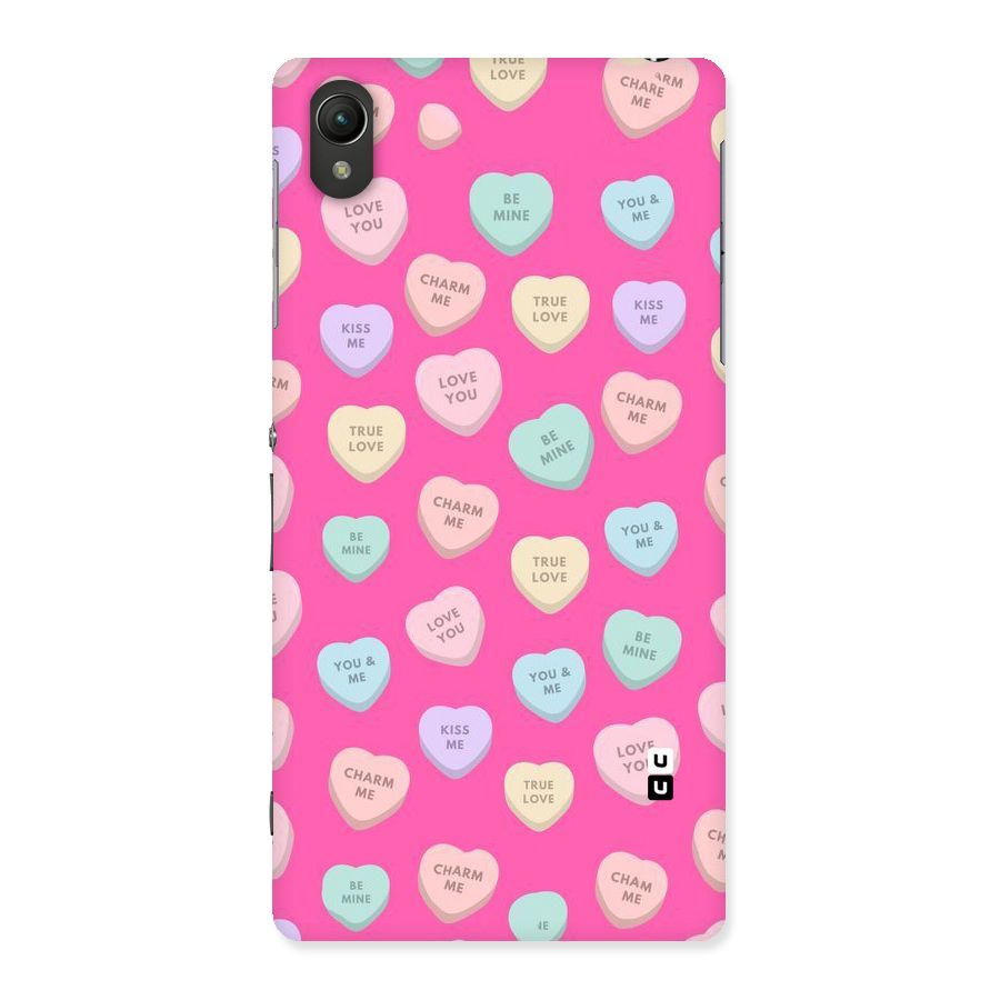 Be Mine Hearts Pattern Back Case for Sony Xperia Z2