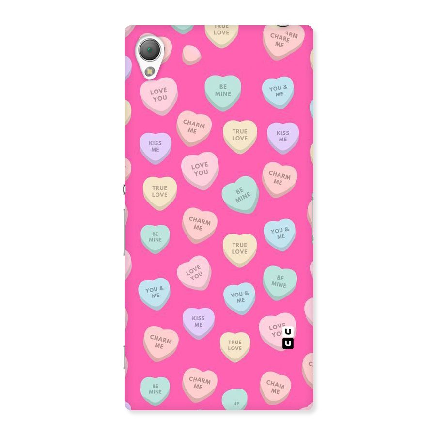 Be Mine Hearts Pattern Back Case for Sony Xperia Z3